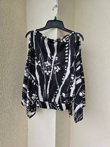 Kimono Sleeve Tie-Waist Top