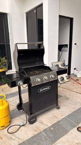 bbq gas grill 3 burner 1 stove 