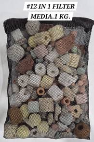 Aquarium 12in1 Filter Filtering Media 1kg Fish