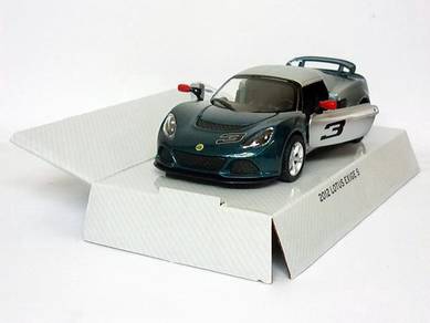 2012 Lotus Exige S model car - Gradient green
