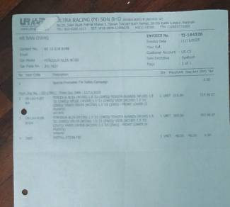 Ultra Racing Bar Set Alza 2025