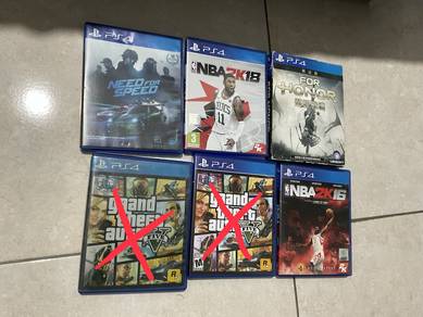 Game PS4 Murah (GTA 5, Need for Speed, NBA 2K)