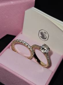 Swarovski Stilla Ring (18K Gold Plated) 