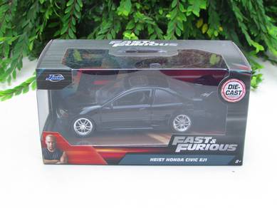JADA 1/32 Fast Furious HEIST HONDA CIVIC EJI Black