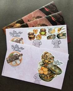 First Day Cover Traditional Art Making Kuih 2022