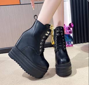 Woman Boots 12CM Height Increase