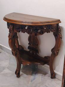 Side Table (Solid-100% Kayu Jati) 