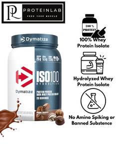 Dymatize ISO 100 HYDROLYZED PROTEIN 1.43lbs