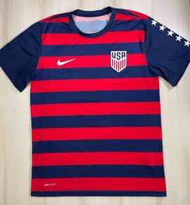 Nike 2017 USA MNT Gold Cup Home Jersey #DT Used