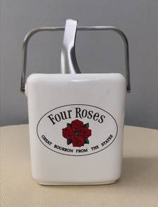 Vintage Four Roses whisky ice bucket