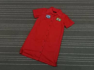 Superlover kemeja merah woman saiz s