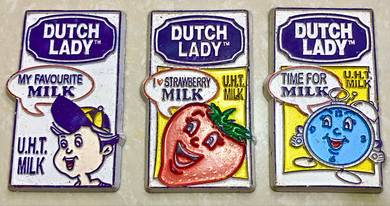 Vintage memorabilia dutch lady fridge magnet