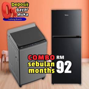 Combo Set Aircond Peti Sejuk Mesin Basuh TV Fridge