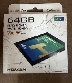 Homan UHS-I SD Card (V30) - 64GB