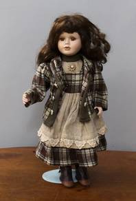 vintage porcelain doll