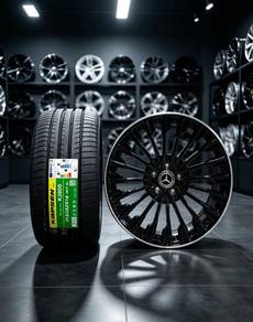 Mercedes W212 W213 W214 19" Rim + Tayar Baru R542