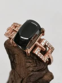 Giok Jadeite Jed Hitam Ais Burma Asli Gred A