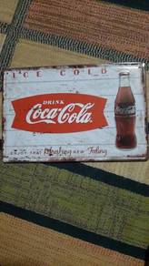 Coc cola sign zink deco