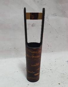 Japanese Flower Vase Wooden Cherry Bark Ikebana Ar