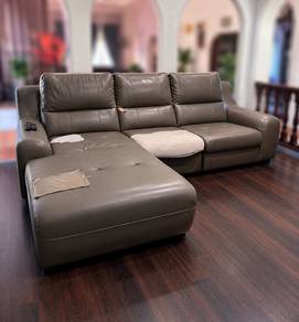 sofa L shape leather