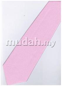 PN01 Pink Top Quality Solid Formal Neck Tie