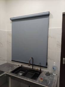 Timber Vertical >> Blinds Roller< Curtain Office