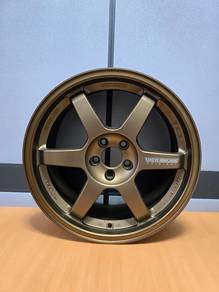 NEW 17x8j 5x100 AOW37 FF WISH CALDINA POLO SUBARU