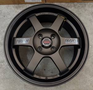 New rim 16x7jj volk rays te37 dark bronze offer