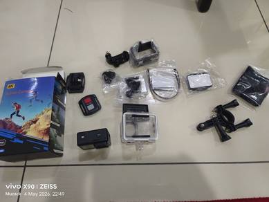 action camera 4k dual screen