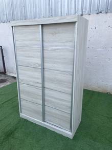 YE88B Almari Baju Kabinet 4' Slidng Door Wardrobe