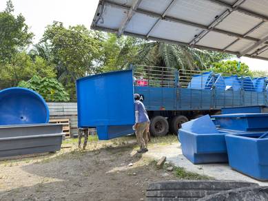 Fiberglass Fish Hatchery Tank