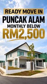 2-storey Terraced House in Puncak Alam,SGR