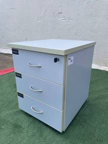 YA30T Laci Mobil 3 Drawers Mobile Pedestal Grey