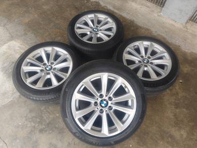 Rim second 17 bmw deisgn siap tayar BMW f20 f30