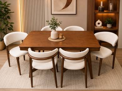 Full Solid Wood Dining Set 