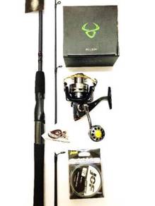 Bullzen gamer reel combo abu garcia sonic max rod