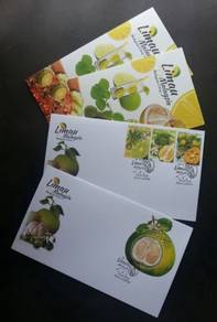 First Day Cover pair Malaysian Citrus 2018