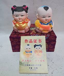 Handcrafted Huishan Chinese Clay Figurine Wuxi,Jia