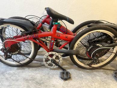 Compact foldable bicycle