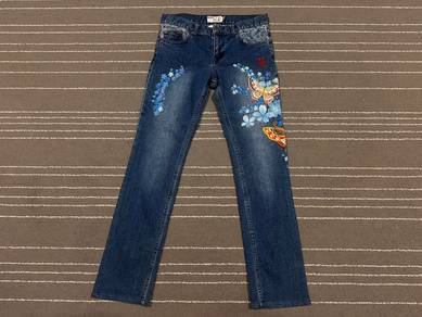 KARAKURI TAMASHI embroidery butterfly women  W30
