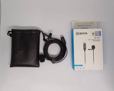Use BOYA BY-M3 Type-C Lavalier Mic