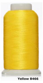Yellow 8466 Embroidery Machine Thread Benang Sulam