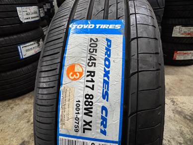 Tayar baru 205 45 17 toyo proxes cr1 2024 offer