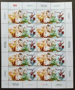Mint Stamp Sheet World Post Day Malaysia 2021