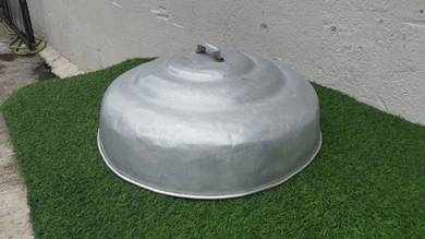 B824 Penutup Kuali Dia 50cm Aluminium Wok Cover