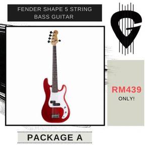 Bass | fender shape 5 string bass guitar