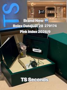 Rolex Datejust 28mm 279174 2026/9 Pink Dial Index