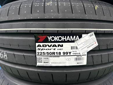 225/50/18 Yokohama Advan Sport V107 2026 Tayar
