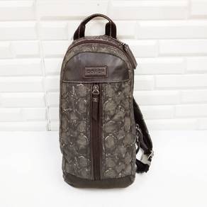 COACH Varisk Nylon One Strap Men's Brown Backpack