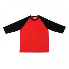 Raglan T-shirt 3/4 Sleeve Oren Sport CT 5605 Red